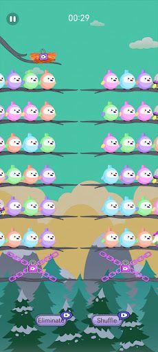 Color Bird Sort: Puzzle Game - Screenshot 2