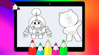 Brawl Stars coloring book - Screenshot 1
