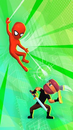 Web Master: Stickman Superhero - Screenshot 2