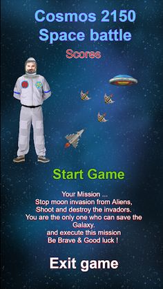 Cosmos 2150 space war shooter - Screenshot 1