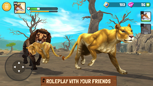 Animal Kingdoms: Wolf Sim MMO - Screenshot 2