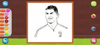 Coloring World Football Player - Screenshot 1