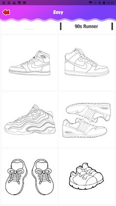 Game coloring sneakers - Screenshot 2