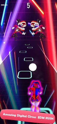 Circus Hop Tiles Digital Music - Screenshot 1