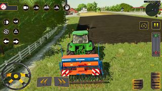 Village Farm Tractor Game Sim - Screenshot 1