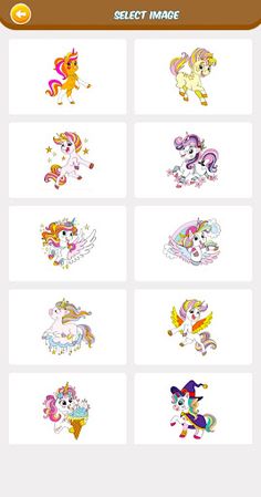 Unicorn Coloring Books - Screenshot 1
