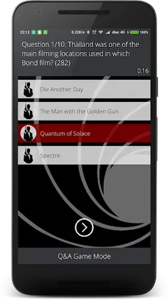 EMBRO's Bond Quiz - Screenshot 2
