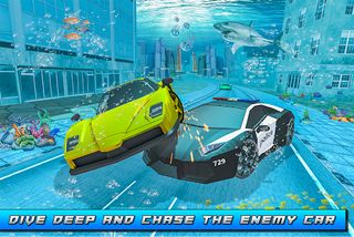 Underwater Flying Car Stunt - Screenshot 3