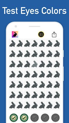 Rabbit Colors: Test eyes speed - Screenshot 3