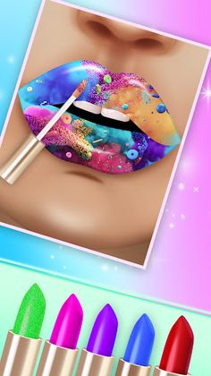 Lip Art 3D DIY Lipstick Makeup - Screenshot 3