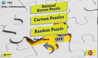 Puzzle Bergambar Pahlawan - Screenshot 1