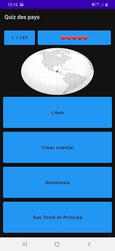 Quiz des pays - Screenshot 1
