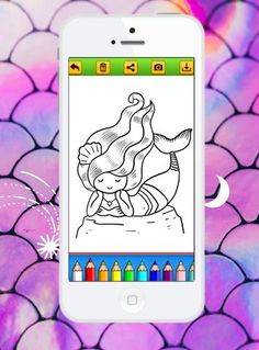 Pixeame Mermaid Coloring Games - Screenshot 2