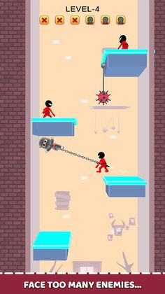 Rope Race 3D - Ninja Assassin - Screenshot 4