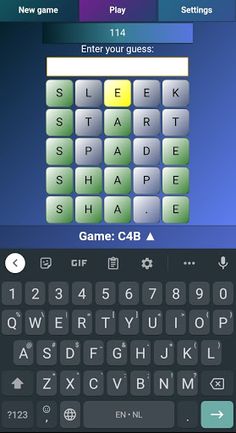 Bibio - Word guessing game - Screenshot 2