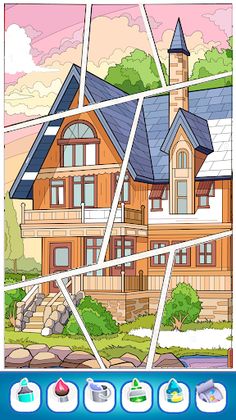 House Color - Adult Color Book - Screenshot 2