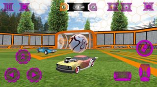 Super RocketBall - Car Soccer - Screenshot 2