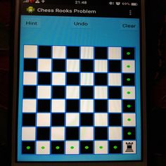 Chess Rooks Problem - Screenshot 1