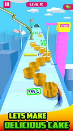 Cupcake Stack 3D: Cupcake Game - Screenshot 1