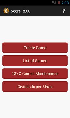 Score18XX - Screenshot 1