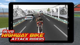 VR Highway Bike Attack Riders - Screenshot 2
