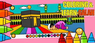 Coloring Book & Learning Salah - Screenshot 2