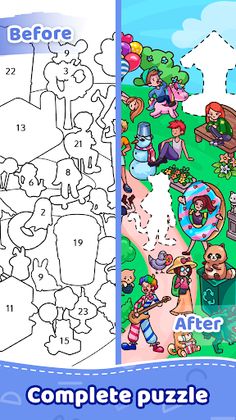 Sticker coloring - art puzzle - Screenshot 4