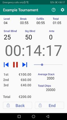 Poker Tournament Timer - Screenshot 4