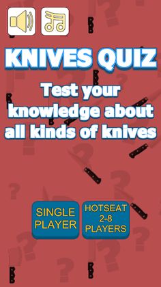 Knives Quiz - Screenshot 1