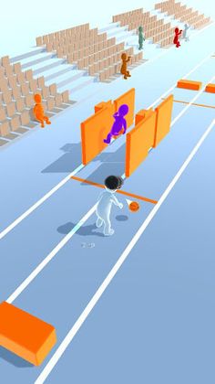 Basketball Race 3D - Screenshot 3