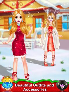 Christmas salon Girl Game - Screenshot 3