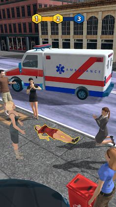 Real Ambulance Drive - Screenshot 2