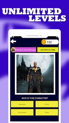 Black Adam Quiz Game - Screenshot 1