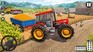 Real Tractor Driving Game 2023 - Screenshot 2