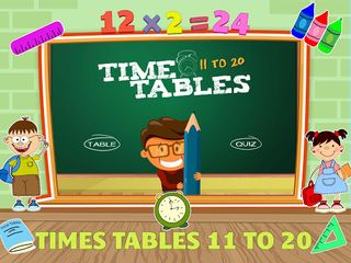Times Table 11 to 20 Game Kids - Screenshot 1