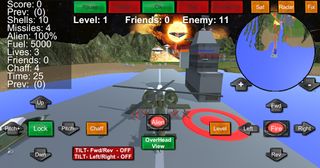 Armour Helicopter vs Aliens - Screenshot 2