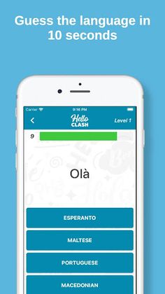 Hello Clash - Quiz Language Ga - Screenshot 2