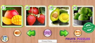 Fruit Puzzles Toddler & Jigsaw - Screenshot 3