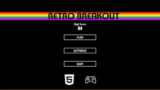 Retro Breakout - Screenshot 1
