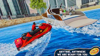 Pizza Delivery Jet Ski Fun - Screenshot 2