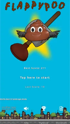 Flappy Poo | The Original - Screenshot 1