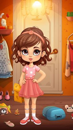 Little Girl Game Dress Up - Screenshot 3
