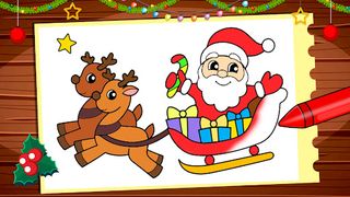 Santa Rainbow Canvas - Screenshot 3
