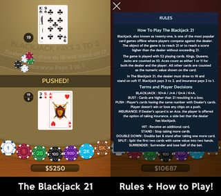 The Blackjack 21 - Card Game - Screenshot 3