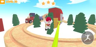 parkour at toy train obby - Screenshot 1