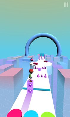 Surfer Boy On Cube 3D - Screenshot 4