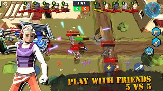 HEROES CLASH - PVP AND ZOMBIE - Screenshot 1
