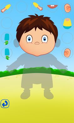 Body parts anatomy for kids - Screenshot 3
