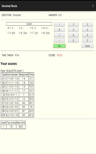 Decimal Brain - Screenshot 3