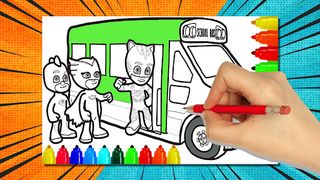 Pj Super heroes coloring mask - Screenshot 3